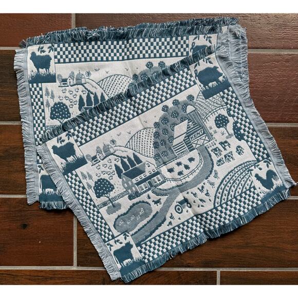 Vintage Kent Farmland Placemats x 4 - Picture 1 of 2